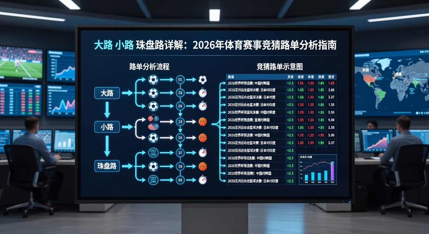 大路小路珠盘路：体育竞猜走势分析指南